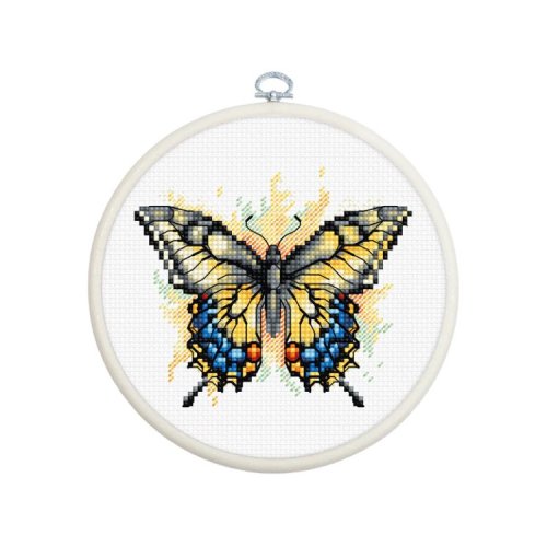 (image for) Swallowtail Butterfly Counted Cross Stitch Kit